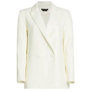 ALICE & OLIVR LEATHER BLAZER